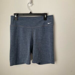Nike Women's Dri Fit Blue Bike Shorts size large